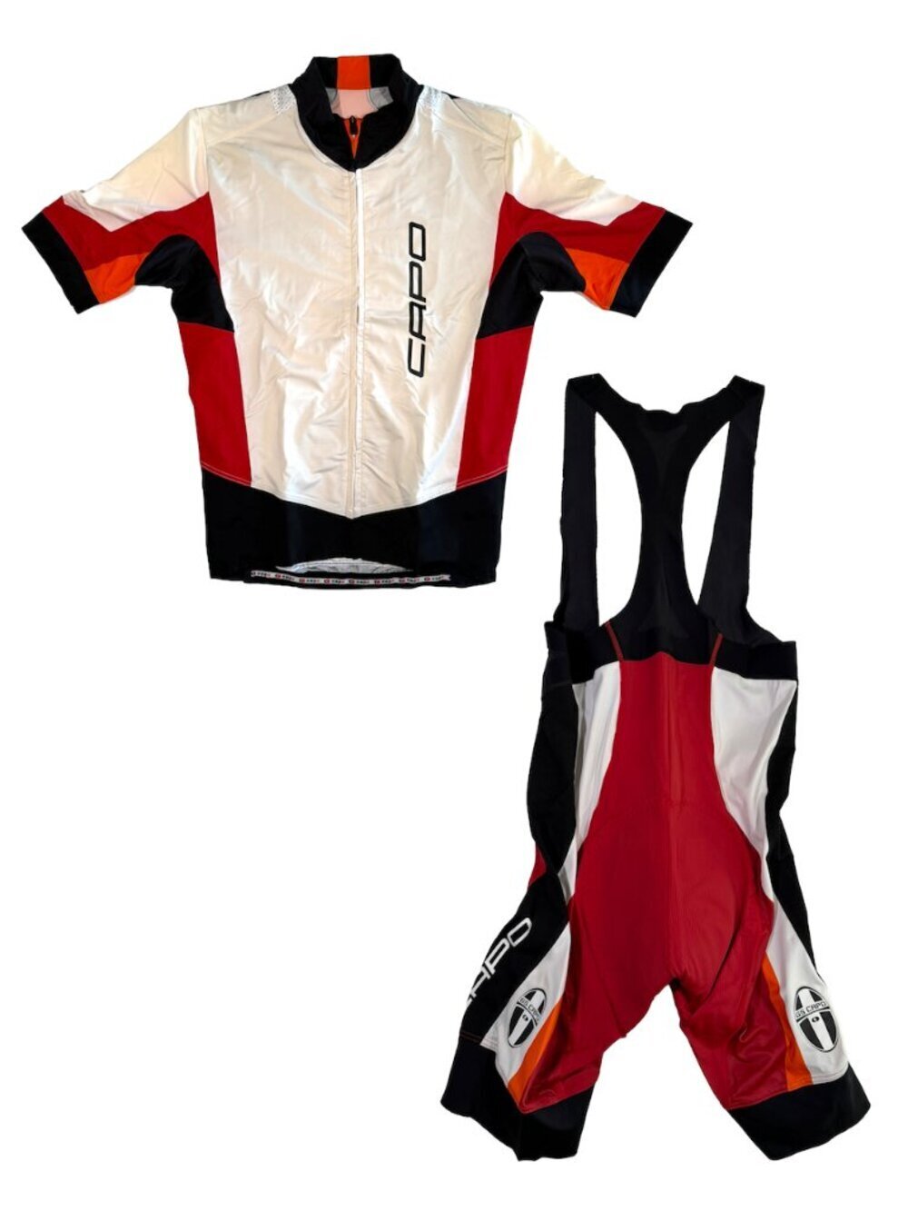CAPO Cycling Kit Short Sleeve Jersey Shirt and Bib Shorts L/XL - Picture 2 of 7